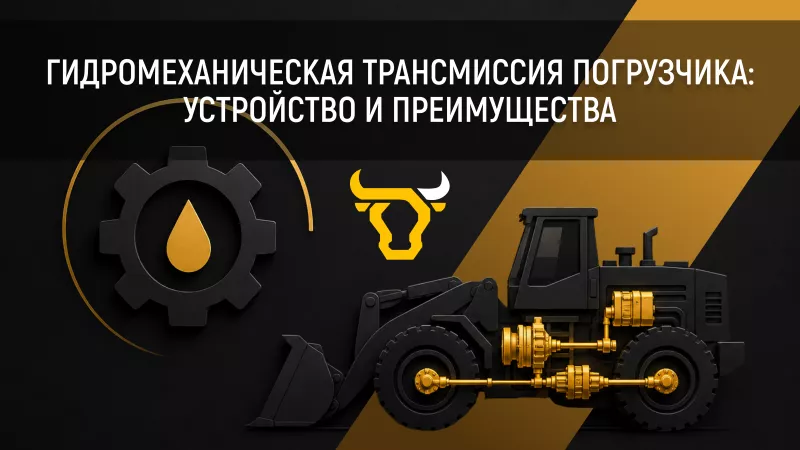 Гидромеханическая трансмиссия погрузчика: устройство и преимущества